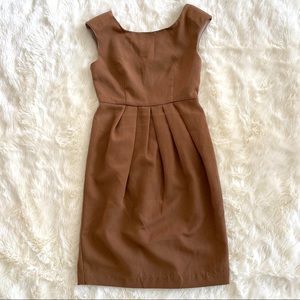 H&M V-back dress in Camel Size 2